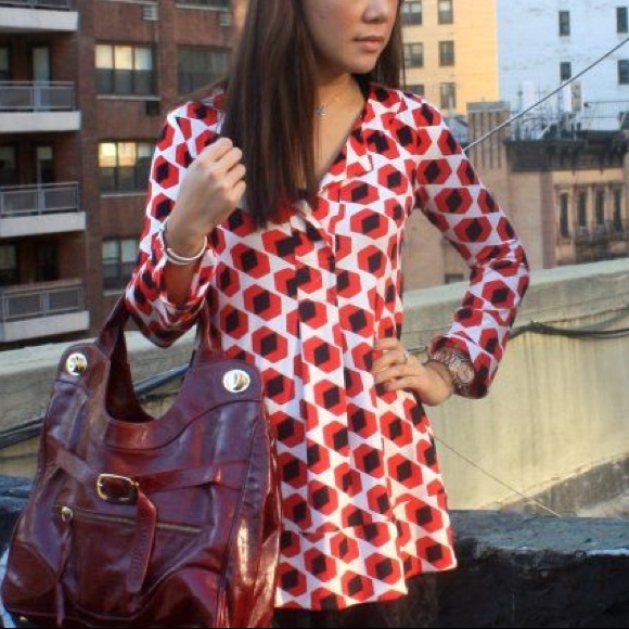 EUC Diane Von Furstrnberg Gaby Tunic Dress - Picture 2 of 4